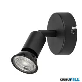 RÁBALUX 73145 Norton,fali, GU10 1x25W, H9,5cm, fekete