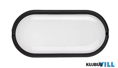 RÁBALUX 7409 Hort,kül.fali/menny.LED15W,fekete,ovális