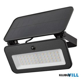 RÁBALUX 77160 Tarcal,fali,8W, L19cm,fekete,szolár,IP65