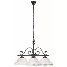RÁBALUX 7773 Dorothea 3 ágú függ. E27 3x60W m. fekete