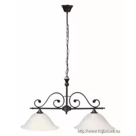 RÁBALUX 7777 Dorothea 2 ágú függ. E27 2x60W m. fekete