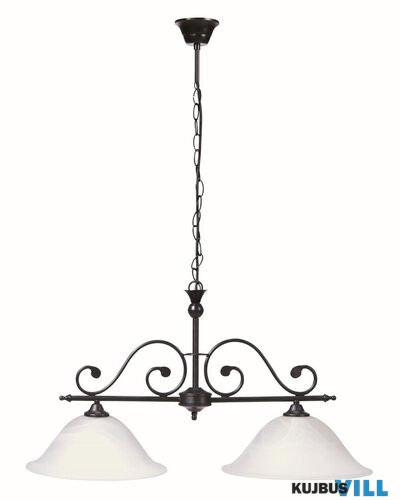 RÁBALUX 7777 Dorothea 2 ágú függ. E27 2x60W m. fekete