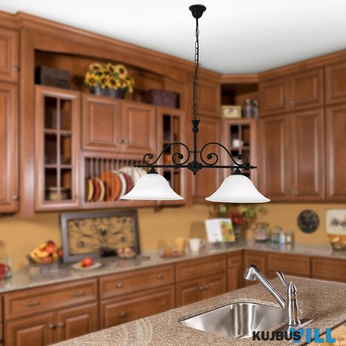 RÁBALUX 7777 Dorothea 2 ágú függ. E27 2x60W m. fekete