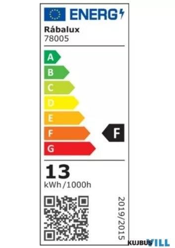 RÁBALUX 78005 Greg,belt.pultmeg.LED13W, L88,5cm,fekete