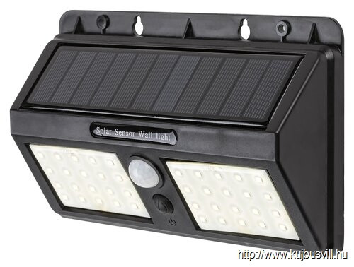 RÁBALUX 7881 Ostrava,kült.szol,LED2,4W,fekete,szenzor