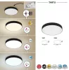 RÁBALUX 7897 Tartu,kült.m.lámpa,LED 18W,fekete,kerek