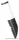 RÁBALUX 8146 Black torch kültfalikar E27 25Wm.fktIP44