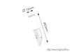 RÁBALUX 8146 Black torch kültfalikar E27 25Wm.fktIP44