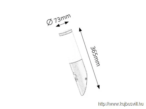 RÁBALUX 8146 Black torch kültfalikar E27 25Wm.fktIP44