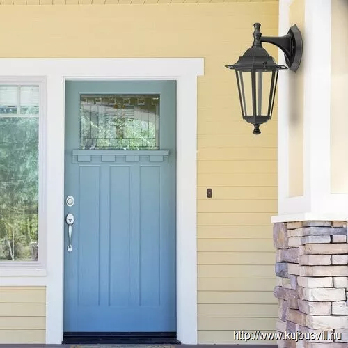 RÁBALUX 8202 Velence,fali,E27 60W,H35cm,feket.le,IP43