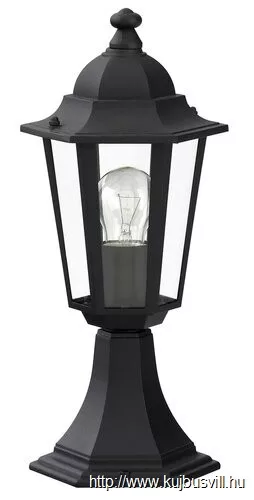 RÁBALUX 8206 Velence,álló,E27 60W,H40cm,fekete,IP43