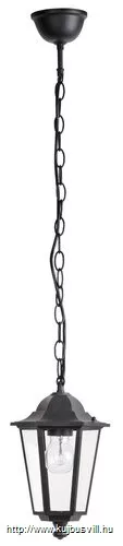 KIFUTÓ RÁBALUX 8208 Velence,függ.E27 60W,H95cm,fekete,IP43