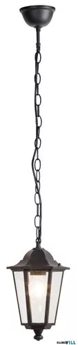 KIFUTÓ RÁBALUX 8208 Velence,függ.E27 60W,H95cm,fekete,IP43