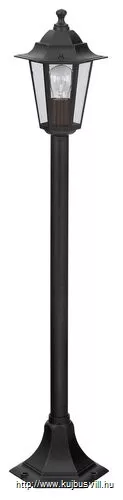 KIFUTÓ RÁBALUX 8210 Velence,álló,E27 60W,H105cm,fekete,IP43