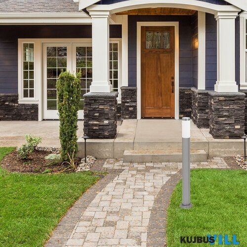 RÁBALUX 8264 Inox torch kült álló 65cm E27 25W IP44