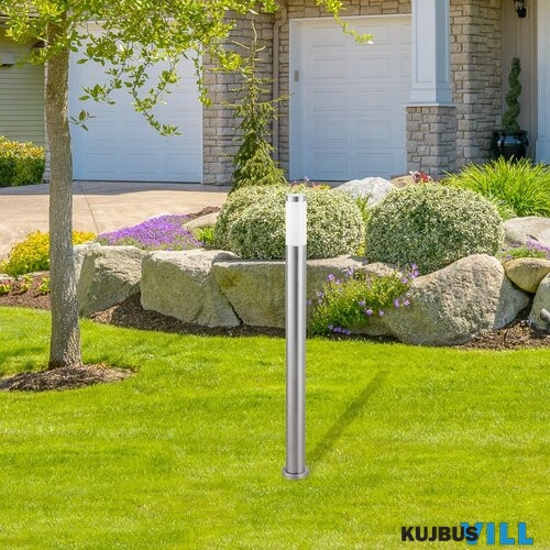 RÁBALUX 8265 Inox torch kült álló 1,1m E27 25W IP44