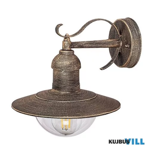 RÁBALUX 8271 Oslo,fali,E27 60W,L28cm,antik ara.IP44
