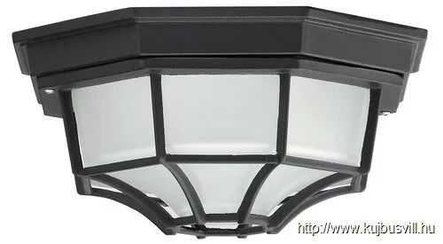 KIFUTÓ RÁBALUX 8346 Milano kült menny E27 100W fekete IP44