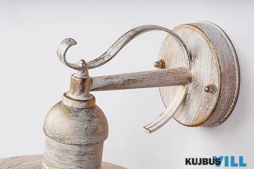 RÁBALUX 8681 Oslo,fali,E27 60W,L28cm,antik fehér,IP44