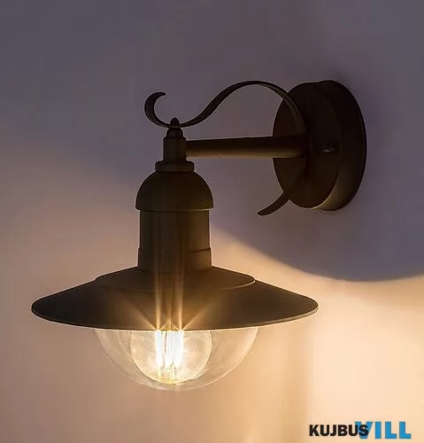 RÁBALUX 8682 Oslo,fali,E27 60W,L28cm,matt zöld,IP44