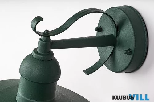 RÁBALUX 8682 Oslo,fali,E27 60W,L28cm,matt zöld,IP44