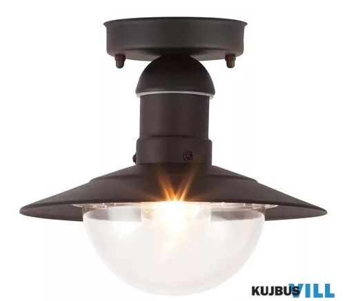 KIFUTÓ RÁBALUX 8716 Oslo,menny.E27 60W,D24cm,fekete,IP44