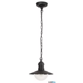 RÁBALUX 8717 Oslo,függ.E27 60W,H76cm,fekete,IP44