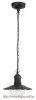 RÁBALUX 8717 Oslo,függ.E27 60W,H76cm,fekete,IP44