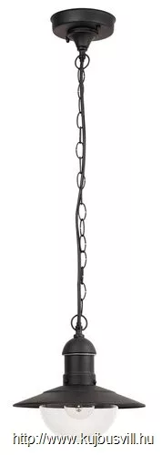 RÁBALUX 8717 Oslo,függ.E27 60W,H76cm,fekete,IP44