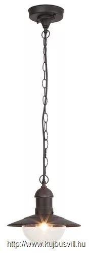 RÁBALUX 8717 Oslo,függ.E27 60W,H76cm,fekete,IP44