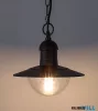 RÁBALUX 8717 Oslo,függ.E27 60W,H76cm,fekete,IP44