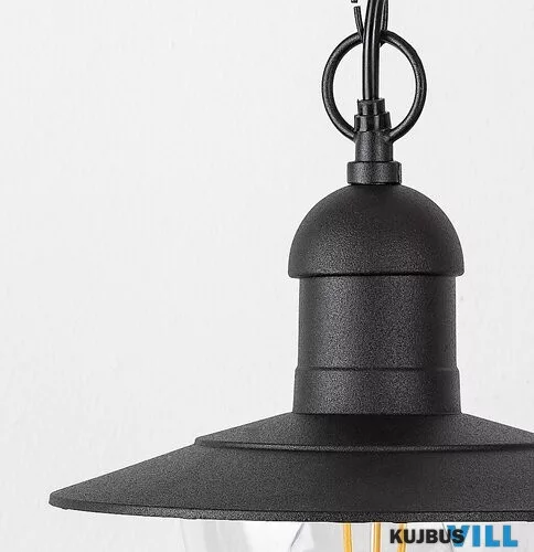 RÁBALUX 8717 Oslo,függ.E27 60W,H76cm,fekete,IP44
