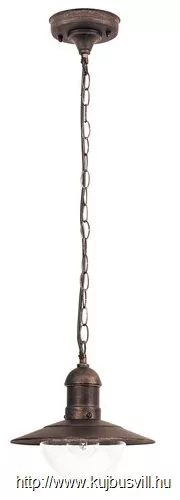 RÁBALUX 8737 Oslo,függ.E27 60W,H76cm,antik arany,IP44