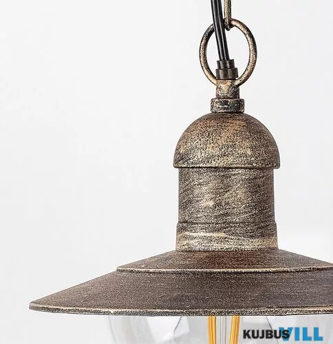 RÁBALUX 8737 Oslo,függ.E27 60W,H76cm,antik arany,IP44