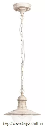 KIFUTÓ RÁBALUX 8740 Oslo,függ.E27 60W,H76cm,antik fehér,IP44