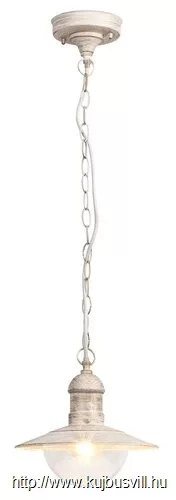 KIFUTÓ RÁBALUX 8740 Oslo,függ.E27 60W,H76cm,antik fehér,IP44