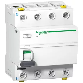   SCHNEIDER A9Z21440 ACTI9 iID áram-védőkapcsoló, A osztály, 4P, 40A, 30mA