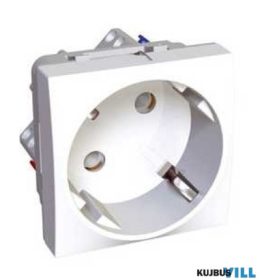 ALTIRA 2P+F csatlakozóaljzat 45°, fehér  ALB45282 KIFUTÓ