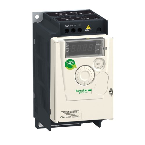 ATV12H018M2TQ ATV12 frekvenciaváltó 180W/230V/1f. (14db)