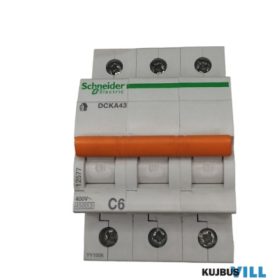   Start kismegszakító 3P C6 4,5kA, csak alul bikonnekt  DCK12577 KIFUTÓ