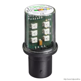   DL1BDB4 Harmony XVB kiegészítő, LED BA15d foglalathoz, folyamatos fényű, 24 VAC/DC, piros