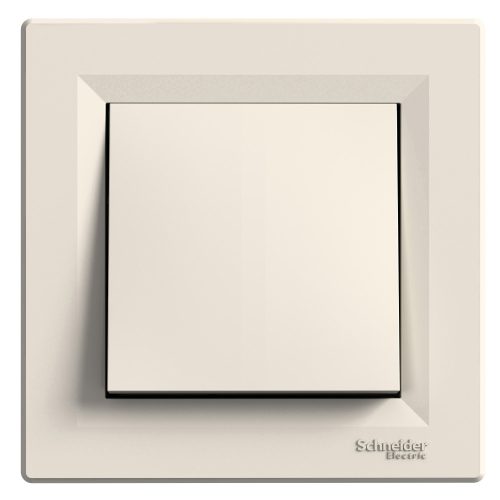 EPH0100223 ASFORA Egypólusú kapcsoló - IP44, kerettel, bézs