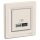 EPH2700323 ASFORA Dupla USB töltő, 2.4A, A+C, bézs