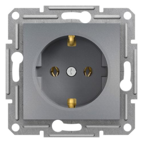 EPH2900162 ASFORA 2P+F csatlakozóaljzat, csavaros, acél