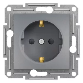   SCHNEIDER EPH2900262 ASFORA 2P+F csatlakozóaljzat, biztonsági zsaluval, csavaros, acél