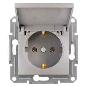   SCHNEIDER EPH3100169 ASFORA 2P+F csatlakozóaljzat, csapfedeles, csavaros, bronz