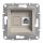 EPH4100169 ASFORA 1xRJ11 telefon aljzat, bronz