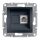 EPH4100171 ASFORA 1xRJ11 telefon aljzat, antracit