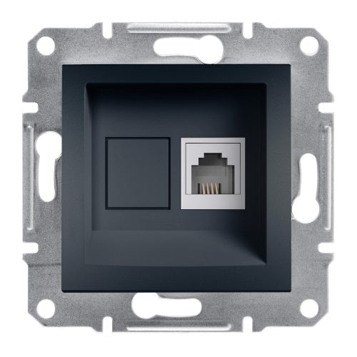 EPH4100171 ASFORA 1xRJ11 telefon aljzat, antracit