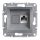 EPH4300162 ASFORA 1xRJ45 Cat5e UTP aljzat, acél